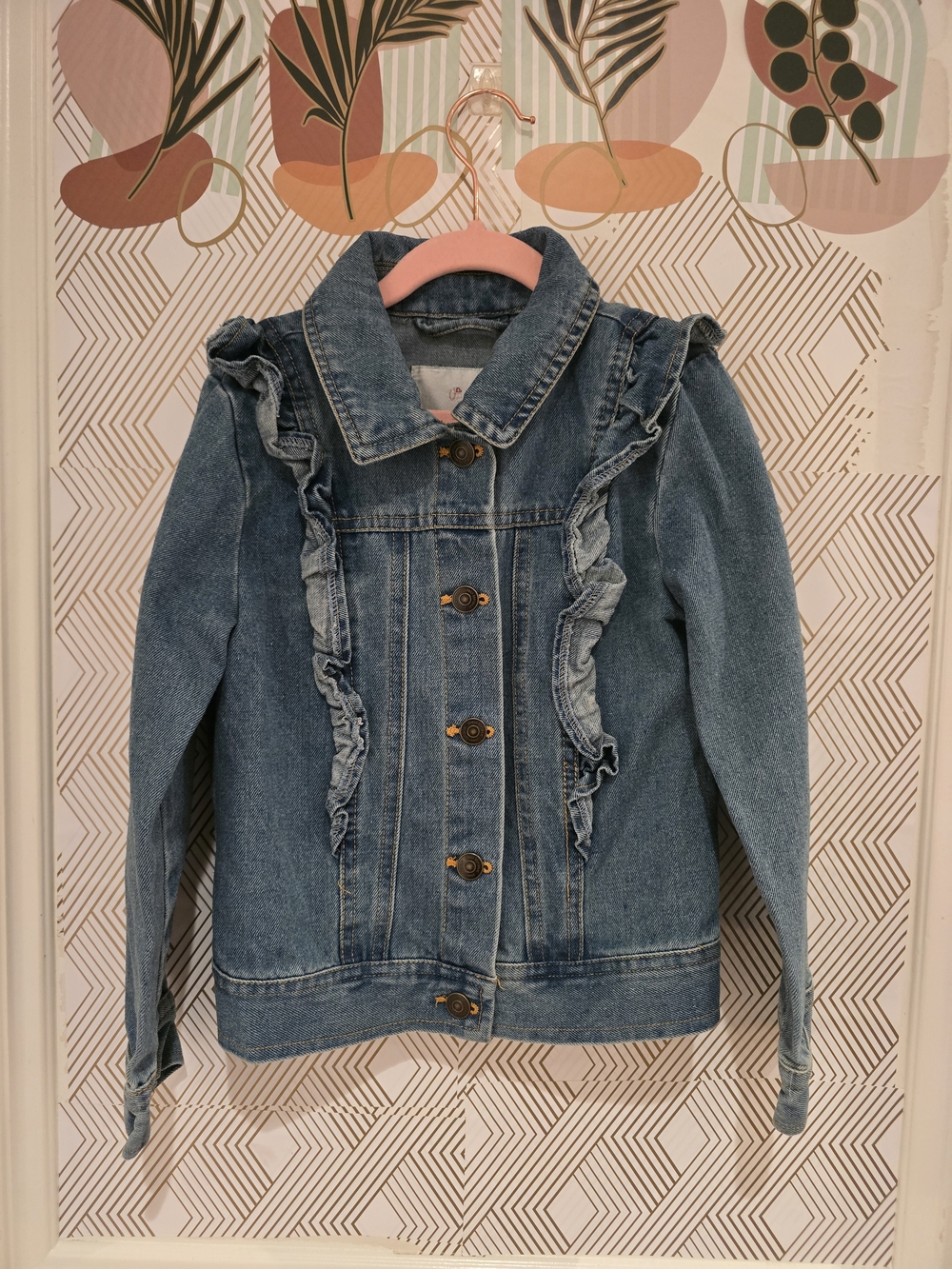 Urban Republic Girls' Light Blue Denim Jacket